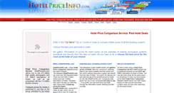 Desktop Screenshot of hotelpriceinfo.com